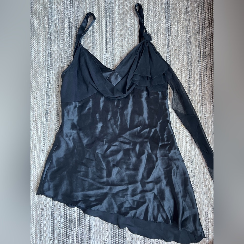 White House black market silk blouse